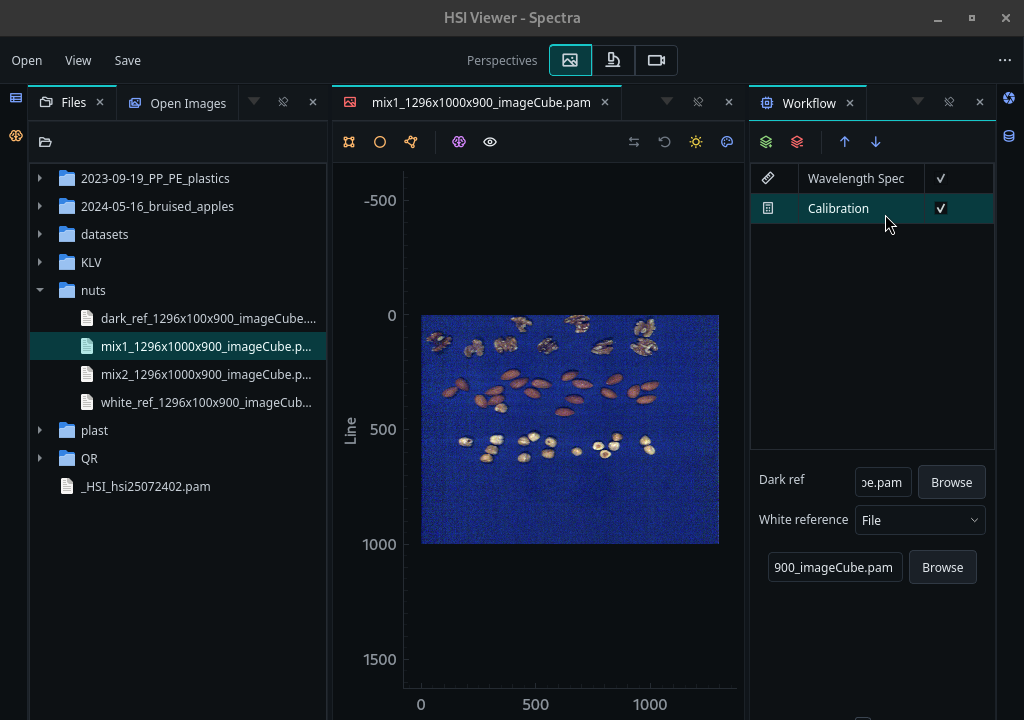 HV Explorer: reflectance calibration img70p