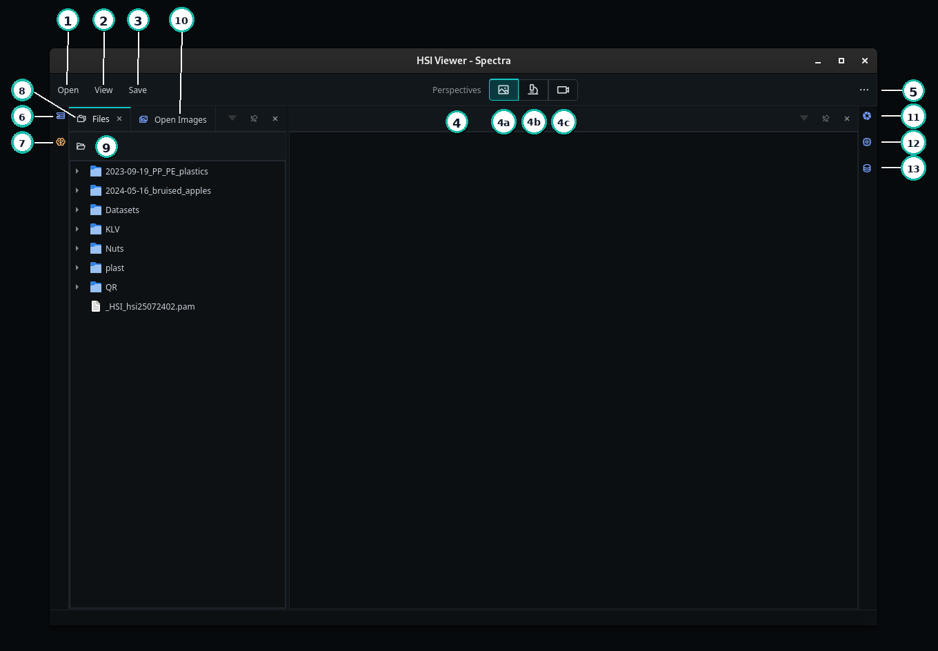 HV Explorer interface