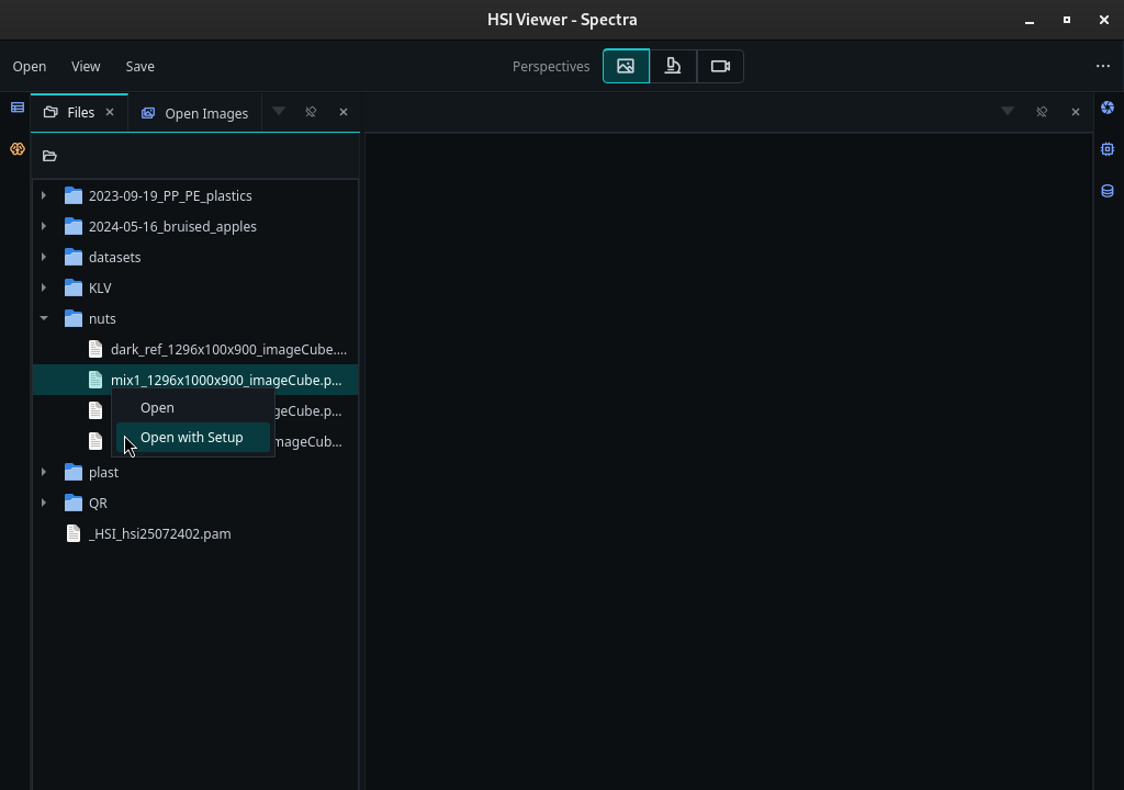 HV Explorer: open with setup img70p