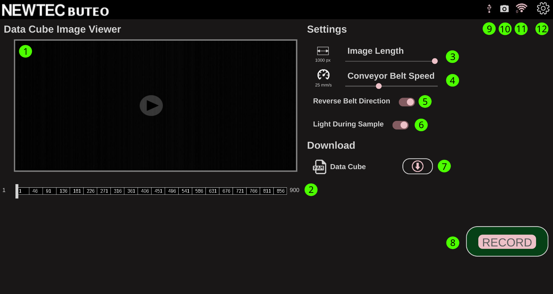 Main Capture Screen